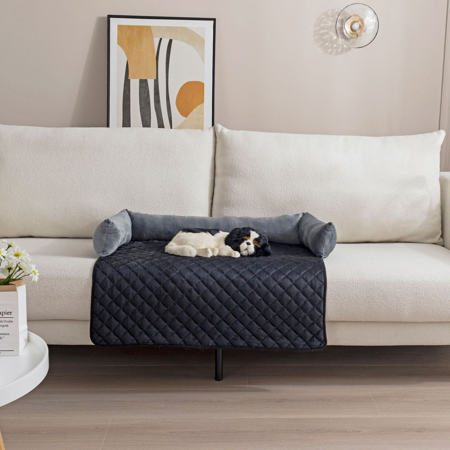 Fourpaws fluffy bank bed