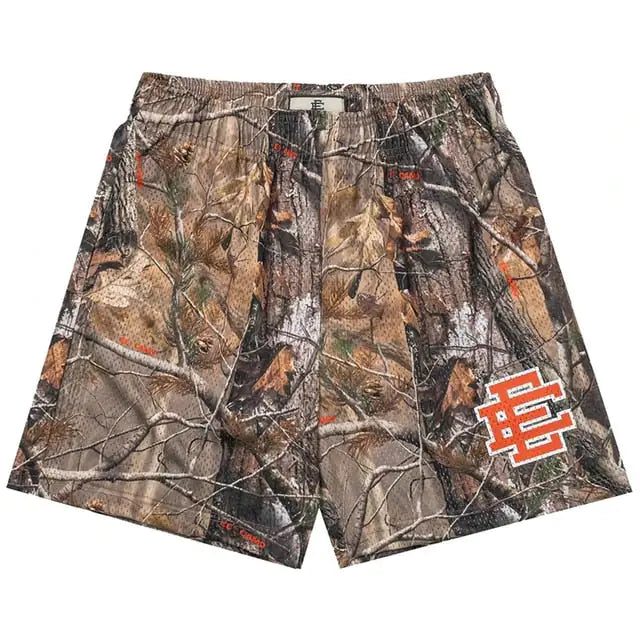 Mesh short - camo