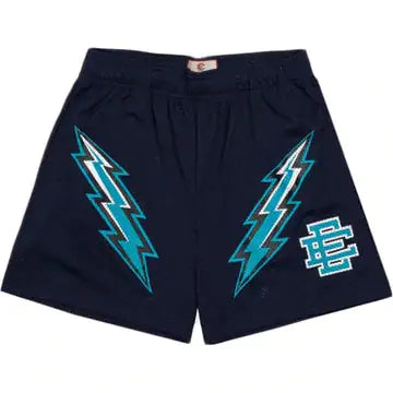 Mesh short - Navy blauw - Lighting